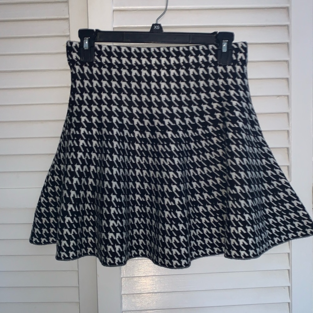 Houndstooth Mini Skirt